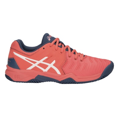 Asics Buty tenisowe Gel Resolution 7 Clay/Buty tenisowe papayarot Dziecięce